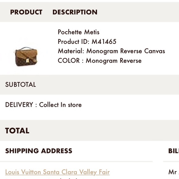 Louis Vuitton Pochette Metis Reverse Monogram - Picture 5 of 5